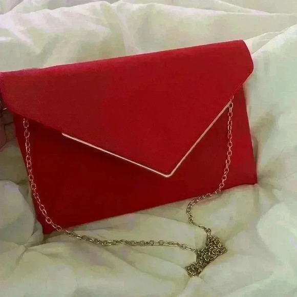 Urban expressions red crossbody clutch envelope bag - Picture 3 of 3